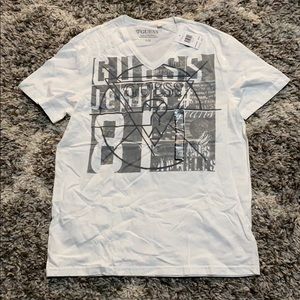 Guess T-shirt white and gray